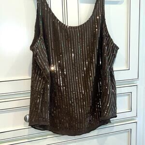🔥🔥 FIRE SALE 🔥🔥 EUC sequin sleeveless top